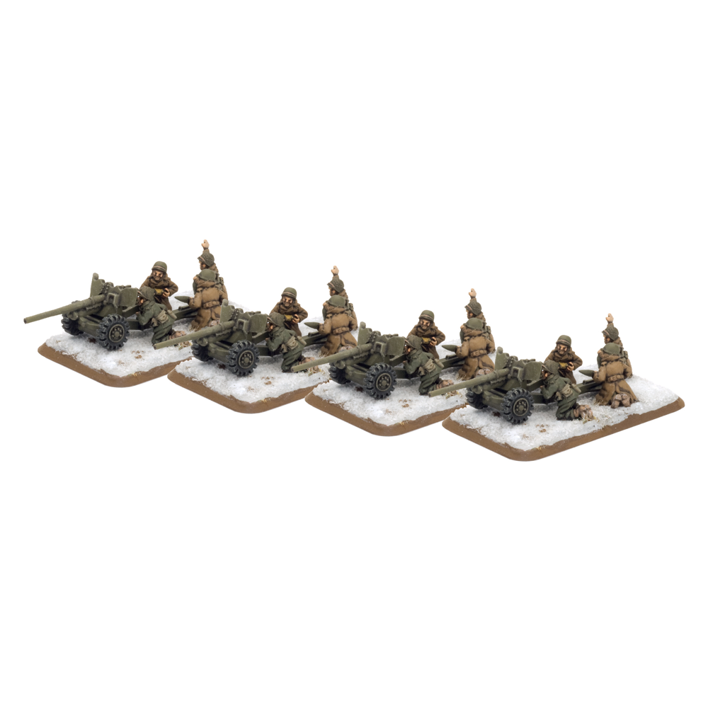 Flames of War WW2: American - 57mm Anti-tank Platoon (Winter)