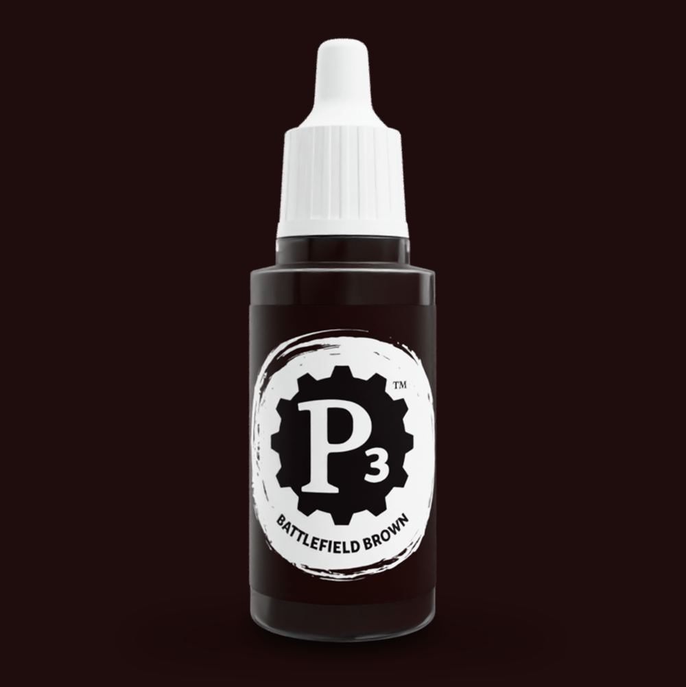 P3 Paint: Battlefield Brown (18ml)