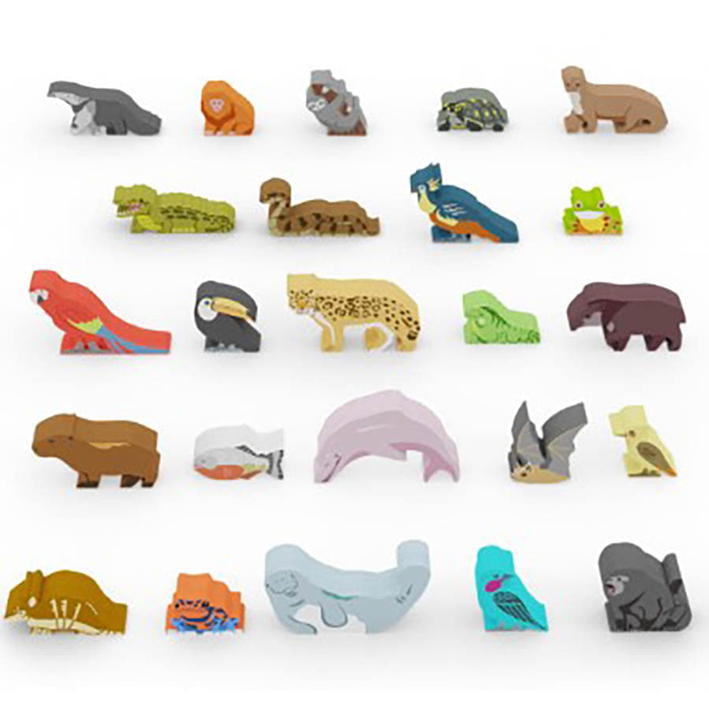 Life of the Amazonia: Meeple Set