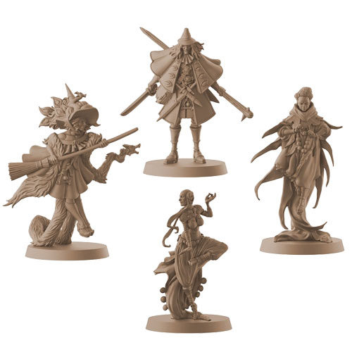 Massive Darkness 2: Heroes & Monster Set - Monks & Necromancers vs Paragon