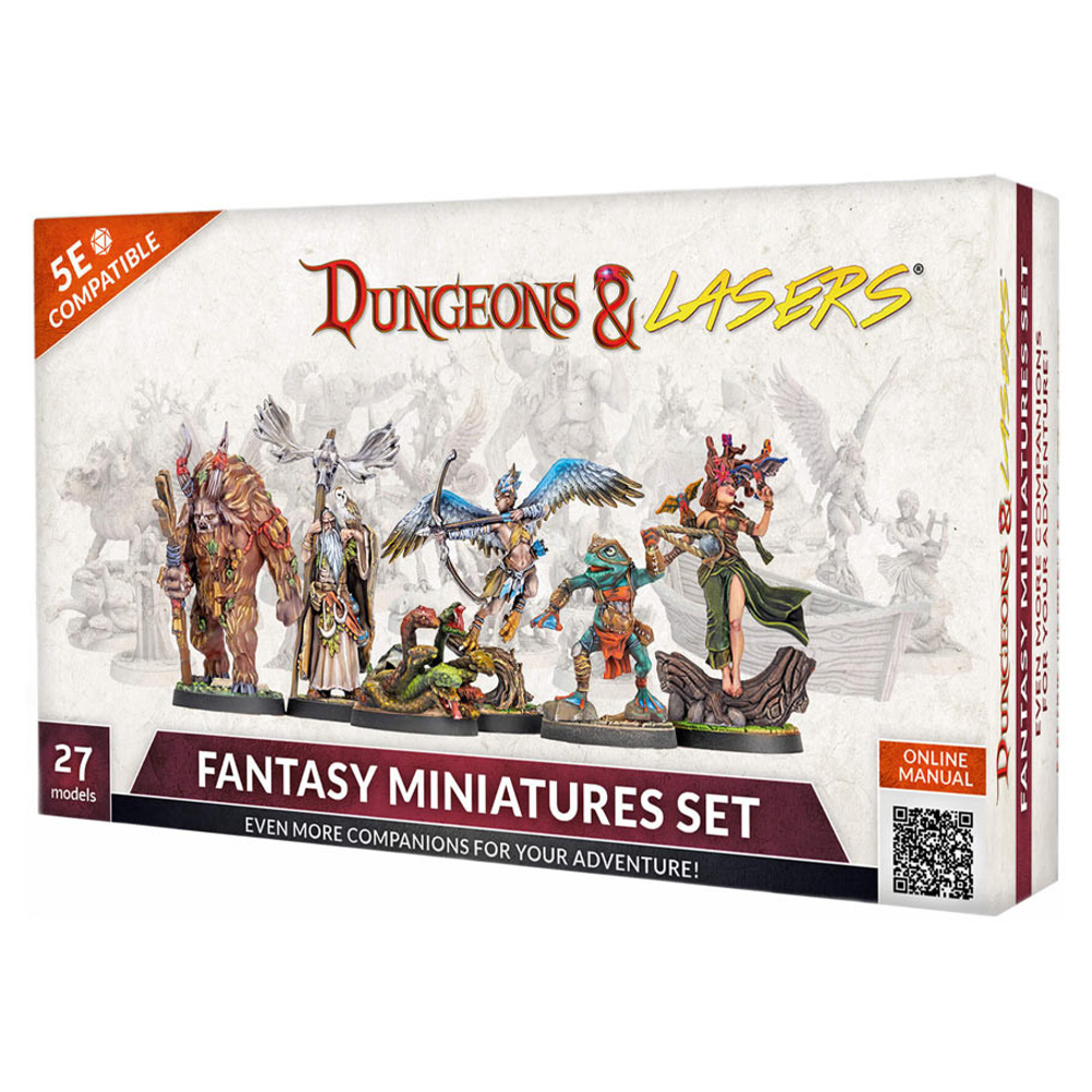 Dungeons & Lasers: Fantasy Miniatures Set