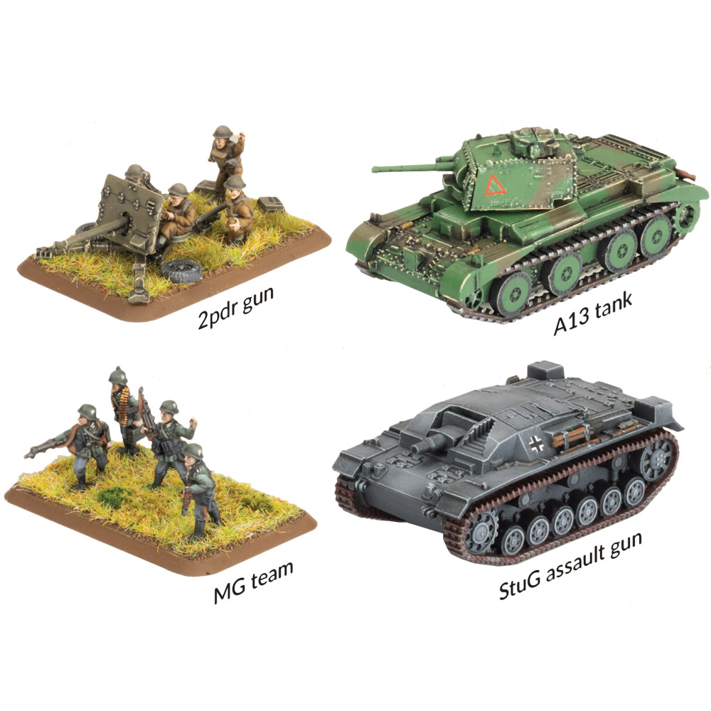 Flames of War WW2: Dunkirk - German vs British Starter Set