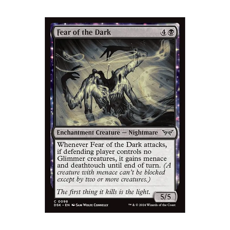 Fear of the Dark - Duskmourn: House of Horror (Near Mint)