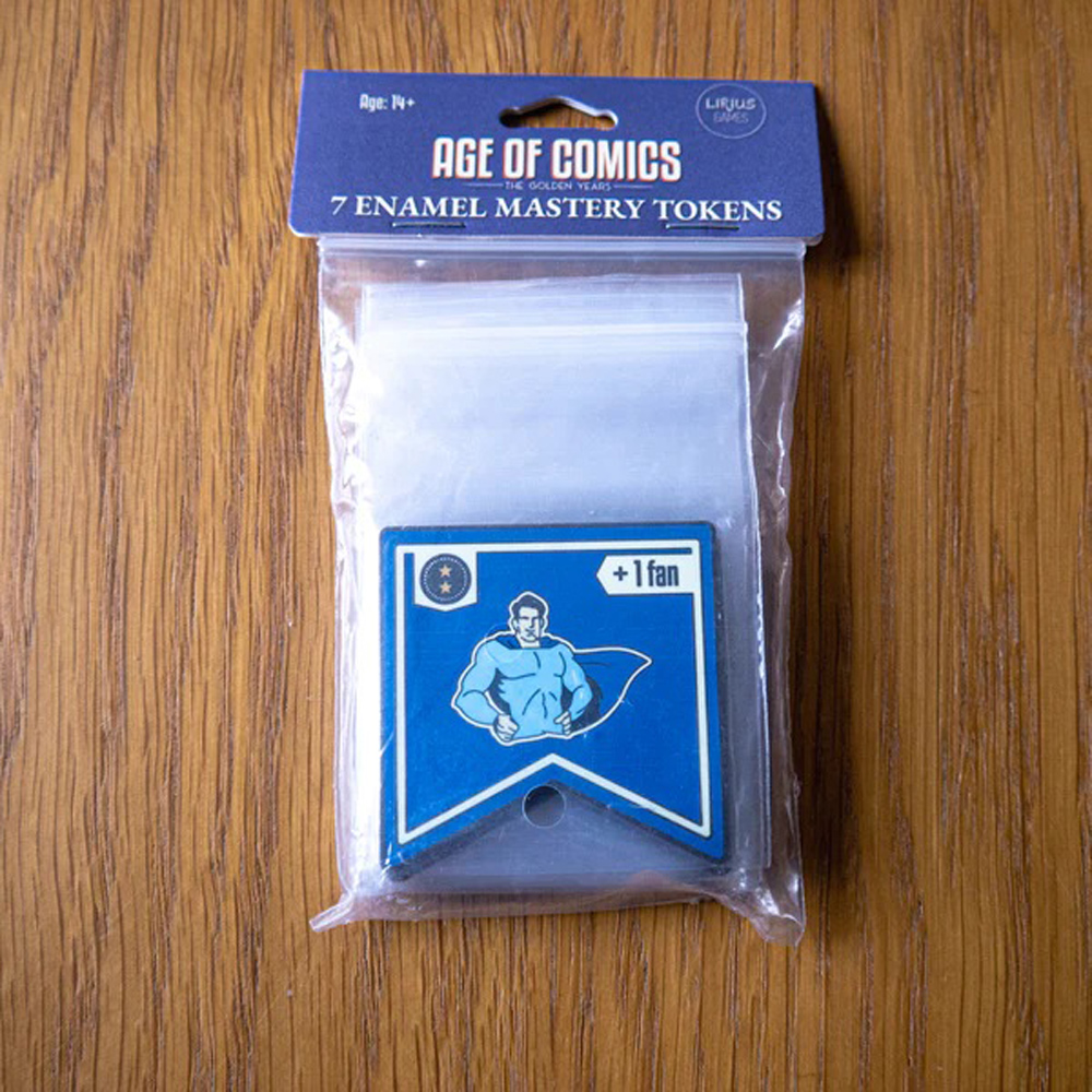 Age of Comics: The Golden Years - Enamel Mastery Tokens