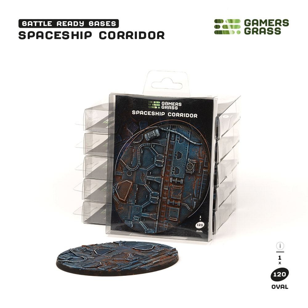 Battle Ready Bases: Spaceship Corridor - Oval 120mm (1)