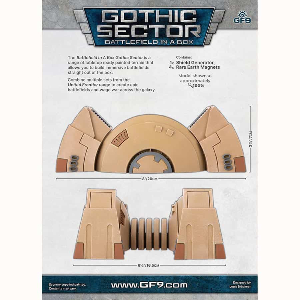 Battlefield in a Box: Gothic Sector - United Frontier Shield Generator