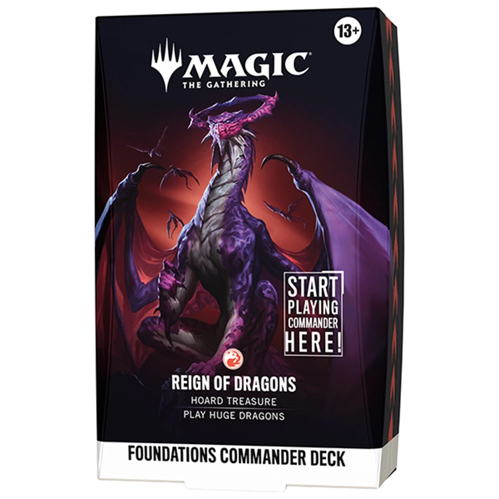 MTG: Foundations - Starter Commander Deck - Reign of Dragons (Preorder)