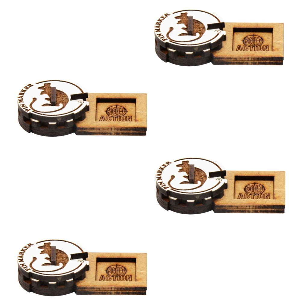 Bolt Action: MDF Unit Pin Markers - British 8th Army