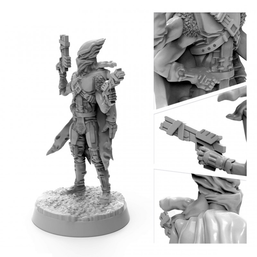 Starfinder Masterclass Miniatures: Kasatha Outlaw
