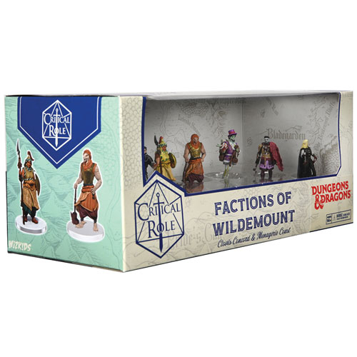 Critical Role Painted Figures: Factions of Wildemount - Clovis Concord & Menagerie Coast