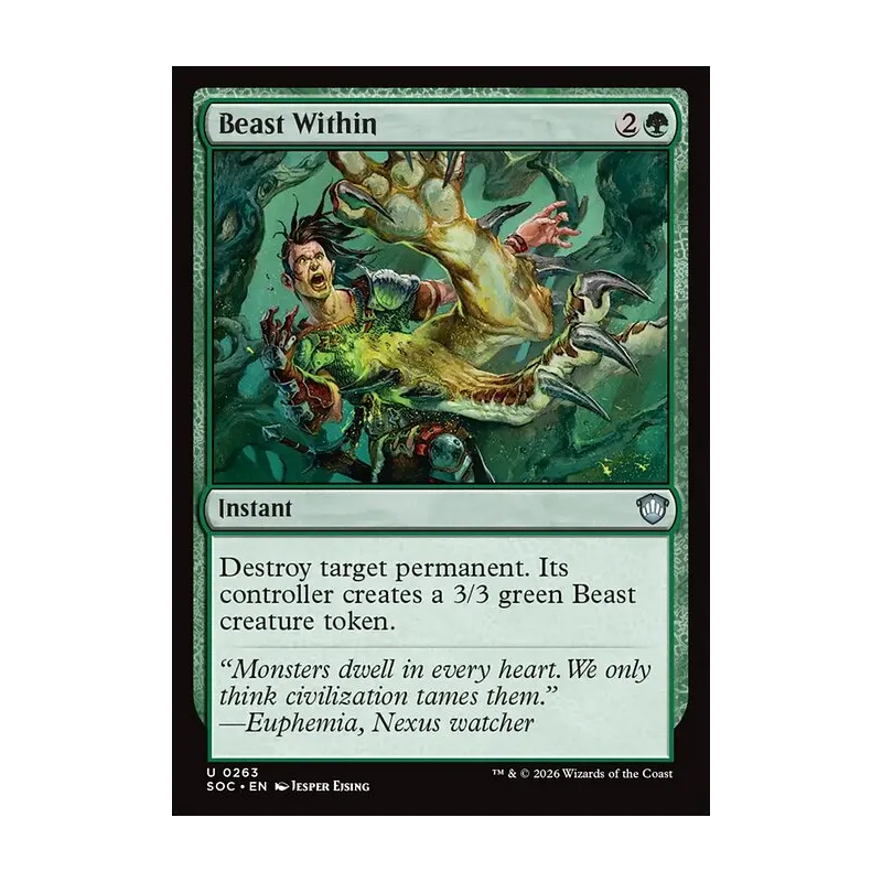 Beast Within - Secrets of Strixhaven Commander (Near Mint)