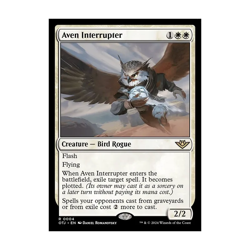 Aven Interrupter - Outlaws of Thunder Junction (Near Mint)