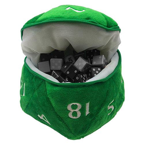 Ultra Pro Dice Bag: d20 Plush - Green
