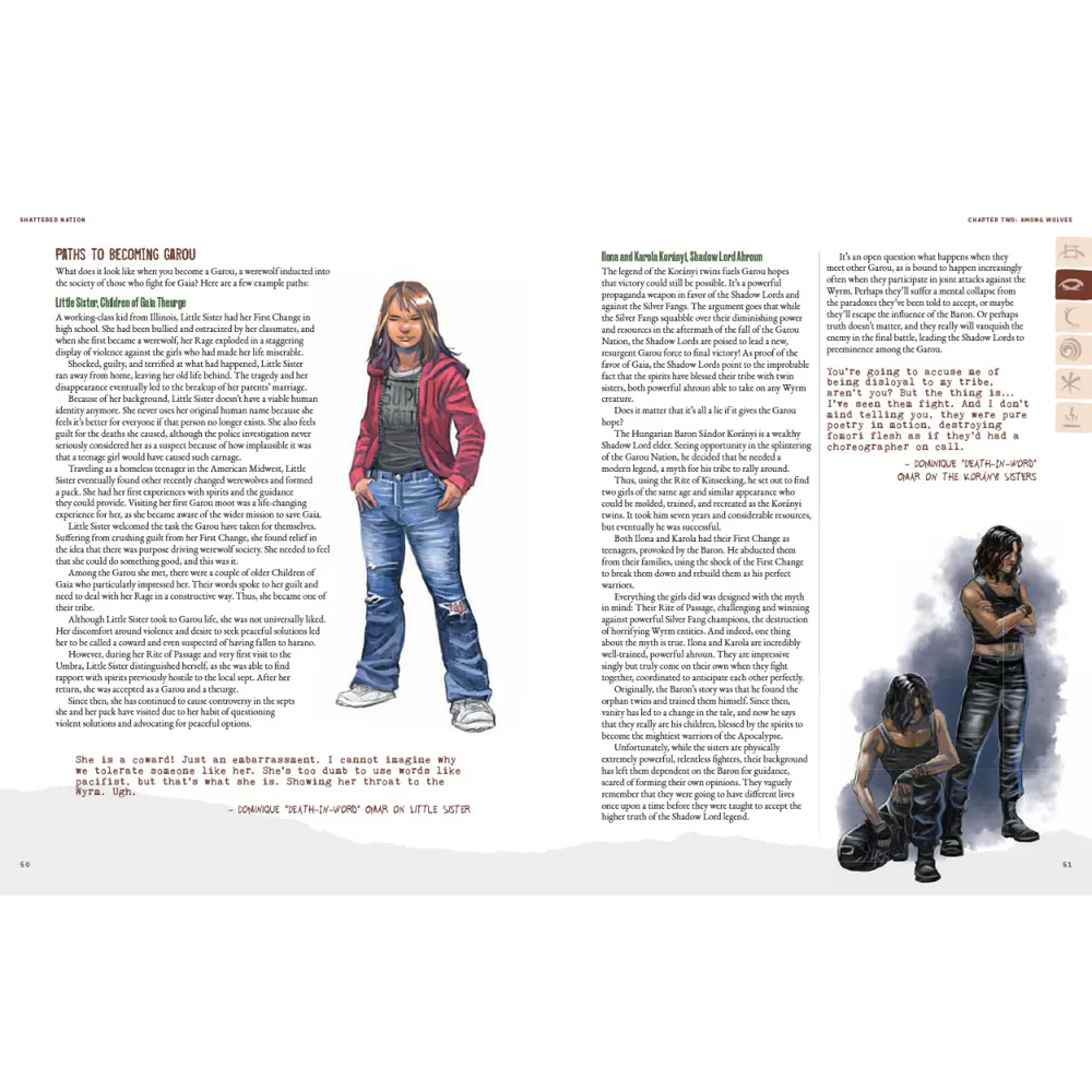 Werewolf: The Apocalypse 5E RPG: Shattered Nation Sourcebook