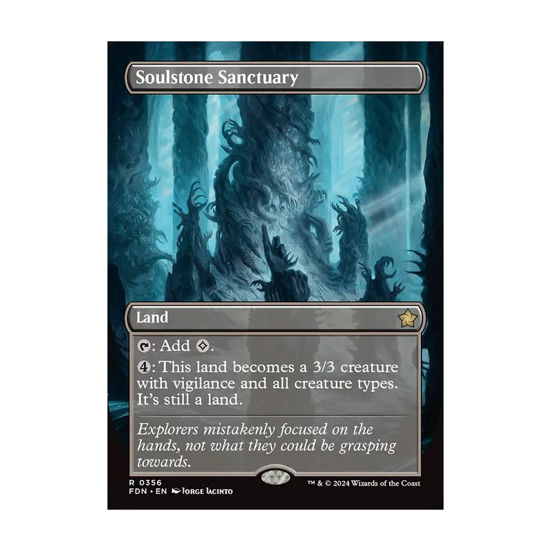 Soulstone Sanctuary (Borderless) - Foundations (Foil Near Mint)