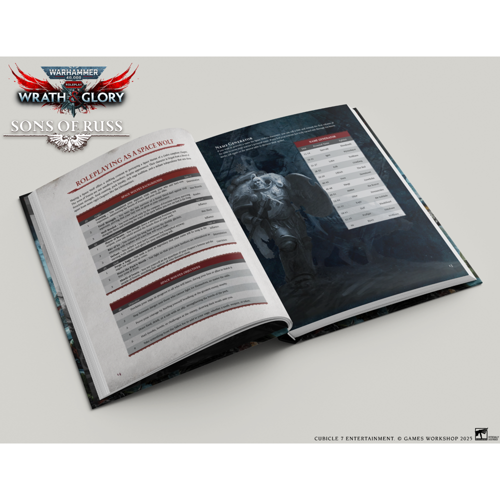 Warhammer 40K Wrath & Glory RPG: Sons of Russ (Standard Edition) (New Arrival)