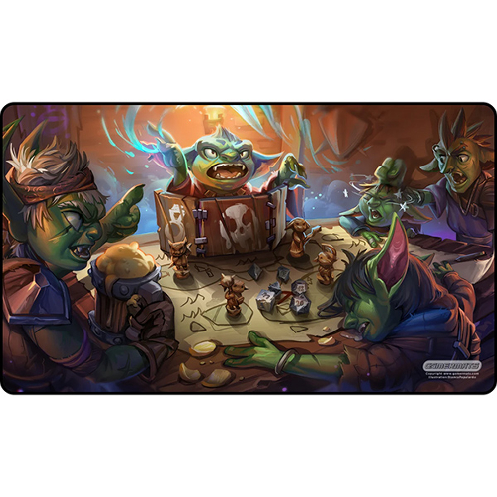GamerMats Playmat: Goblin Game Night