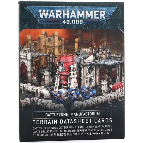 Warhammer 40K: Battlezone Manufactorum - Terrain Datasheet Cards (Clearance)