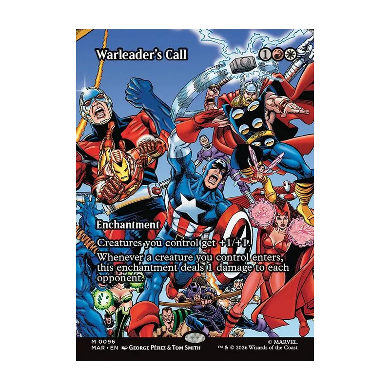 Warleader's Call (Borderless) - Marvel Universe (Near Mint)