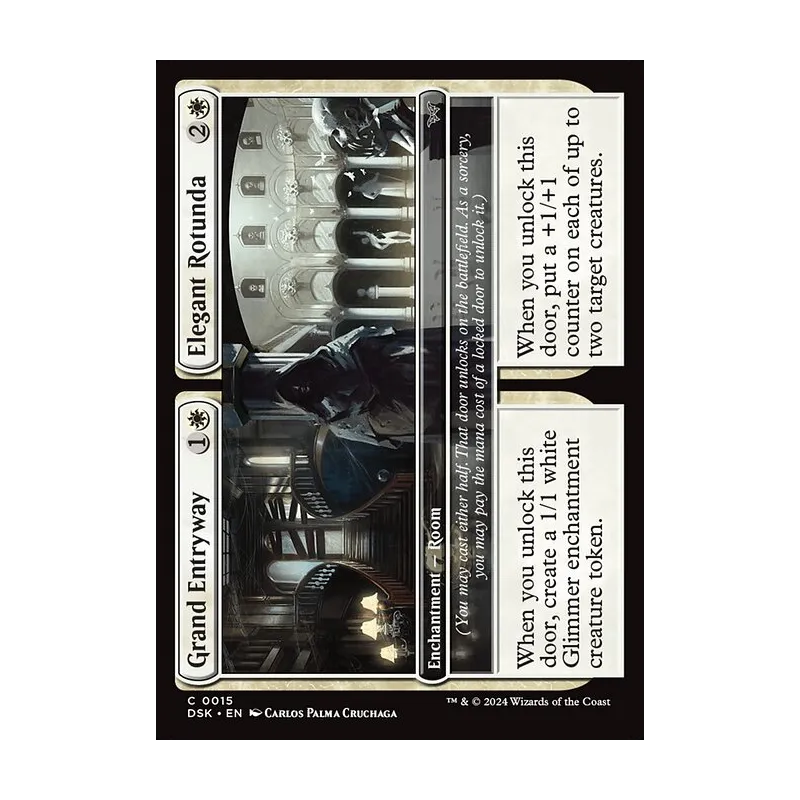 Grand Entryway // Elegant Rotunda (0015) - Duskmourn: House of Horror (Foil Near Mint)