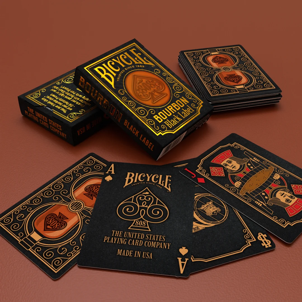 Bicycle Playing Cards: Bourbon Black Label (Preorder)