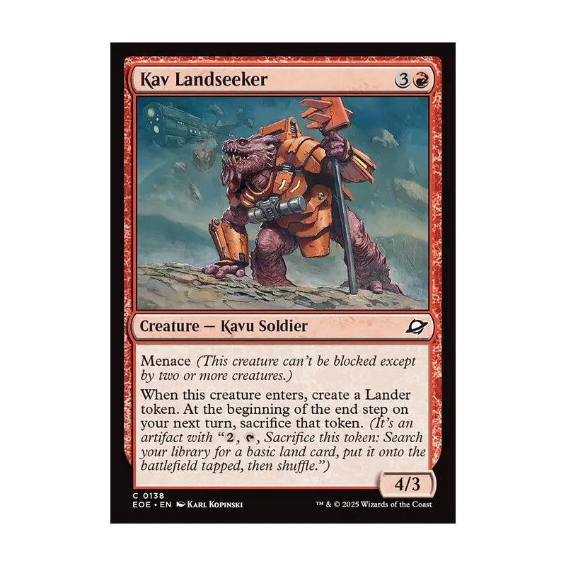Kav Landseeker - Edge of Eternities (Near Mint)