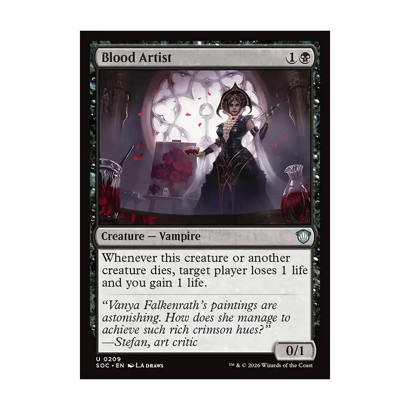 Blood Artist - Secrets of Strixhaven Commander (Near Mint)