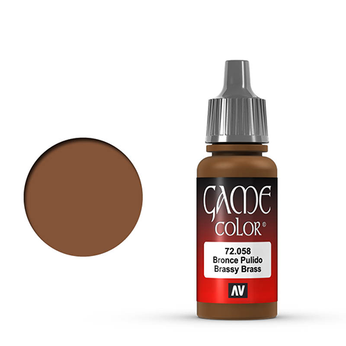 Vallejo Game Color: Brassy Brass (17ml)