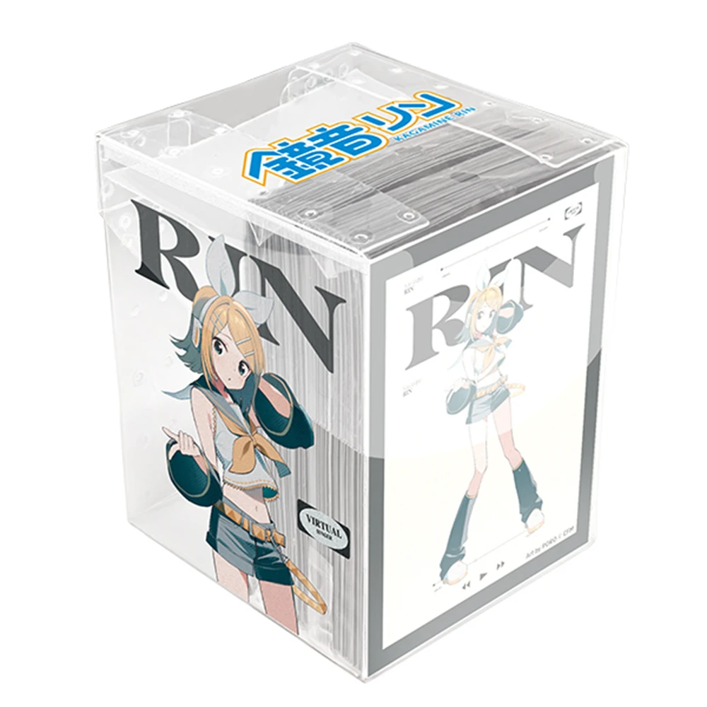 Hatsune Miku Deck Protectors in Clear Box: Retro Soundscapes - Rin (100) (Preorder)