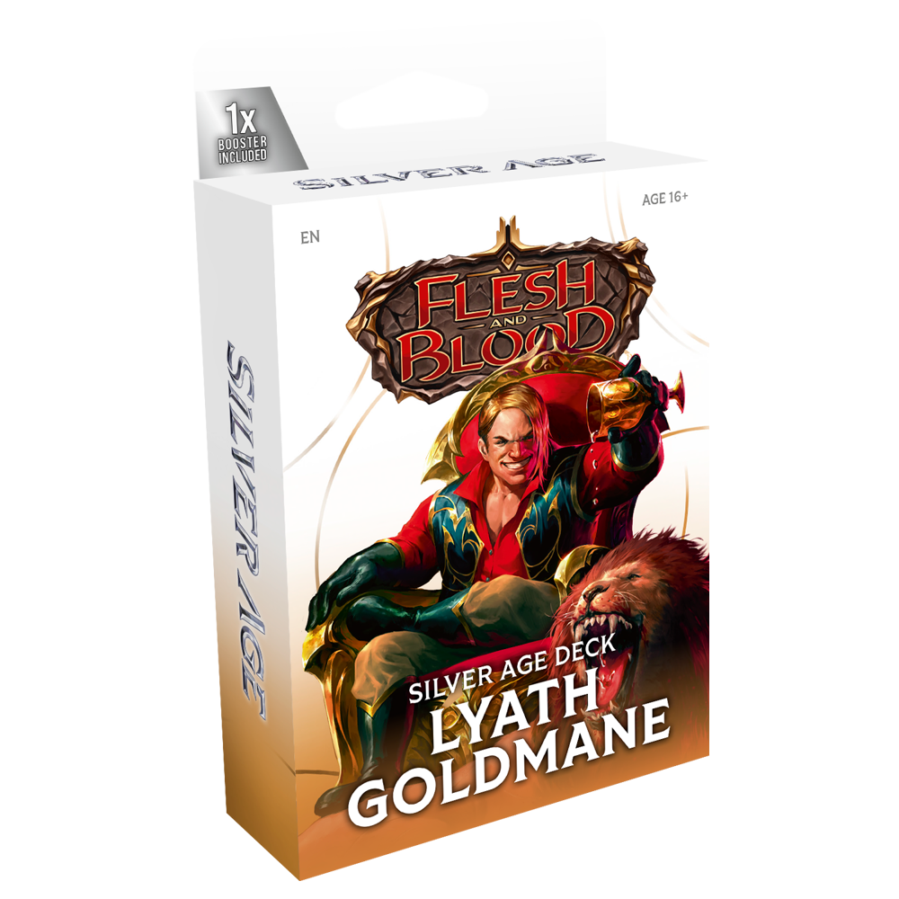 Flesh & Blood TCG: Silver Age Chapter 3 Deck - Lyath Goldmane (Reviled Guardian)