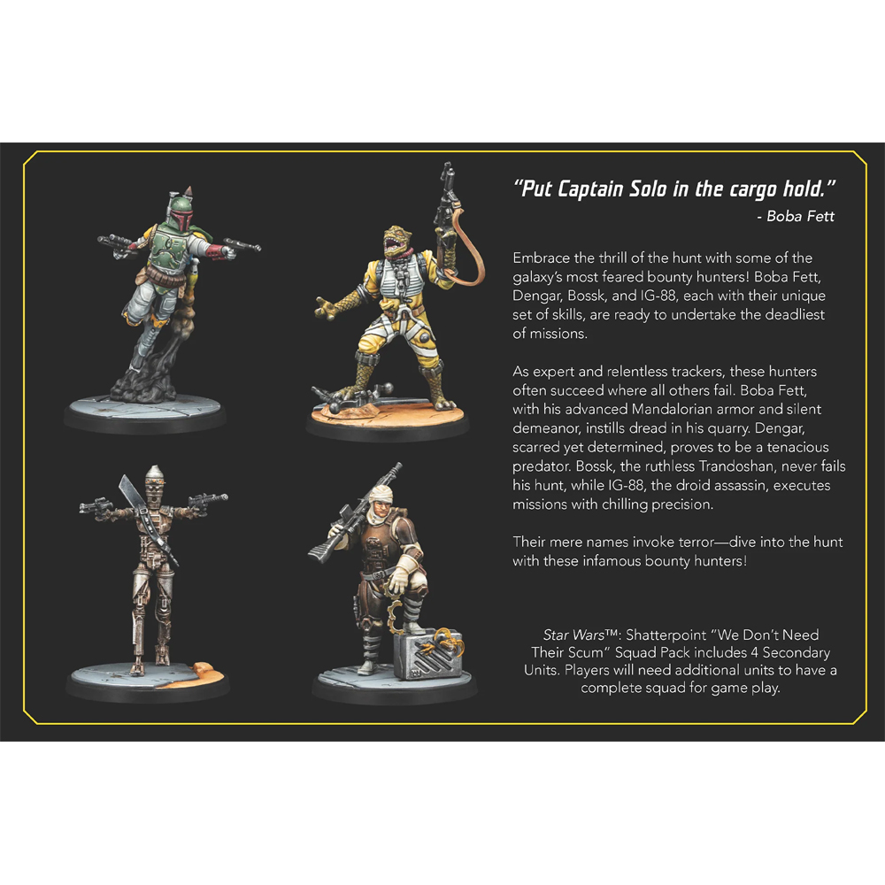 Star Wars Shatterpoint: We Don't Need Their Scum Unit Pack
