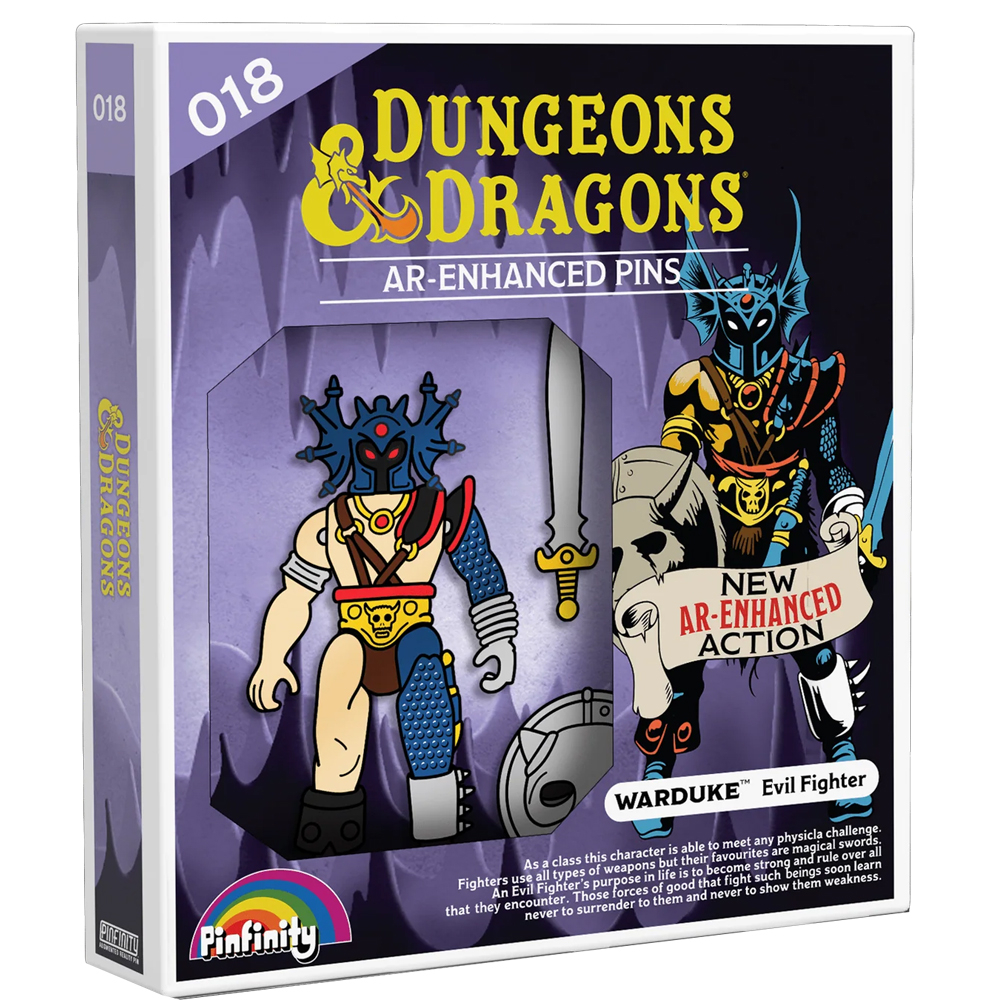D&D Augmented Reality Pins: Series 1 - Warduke, Evil Fighter (Clearance)