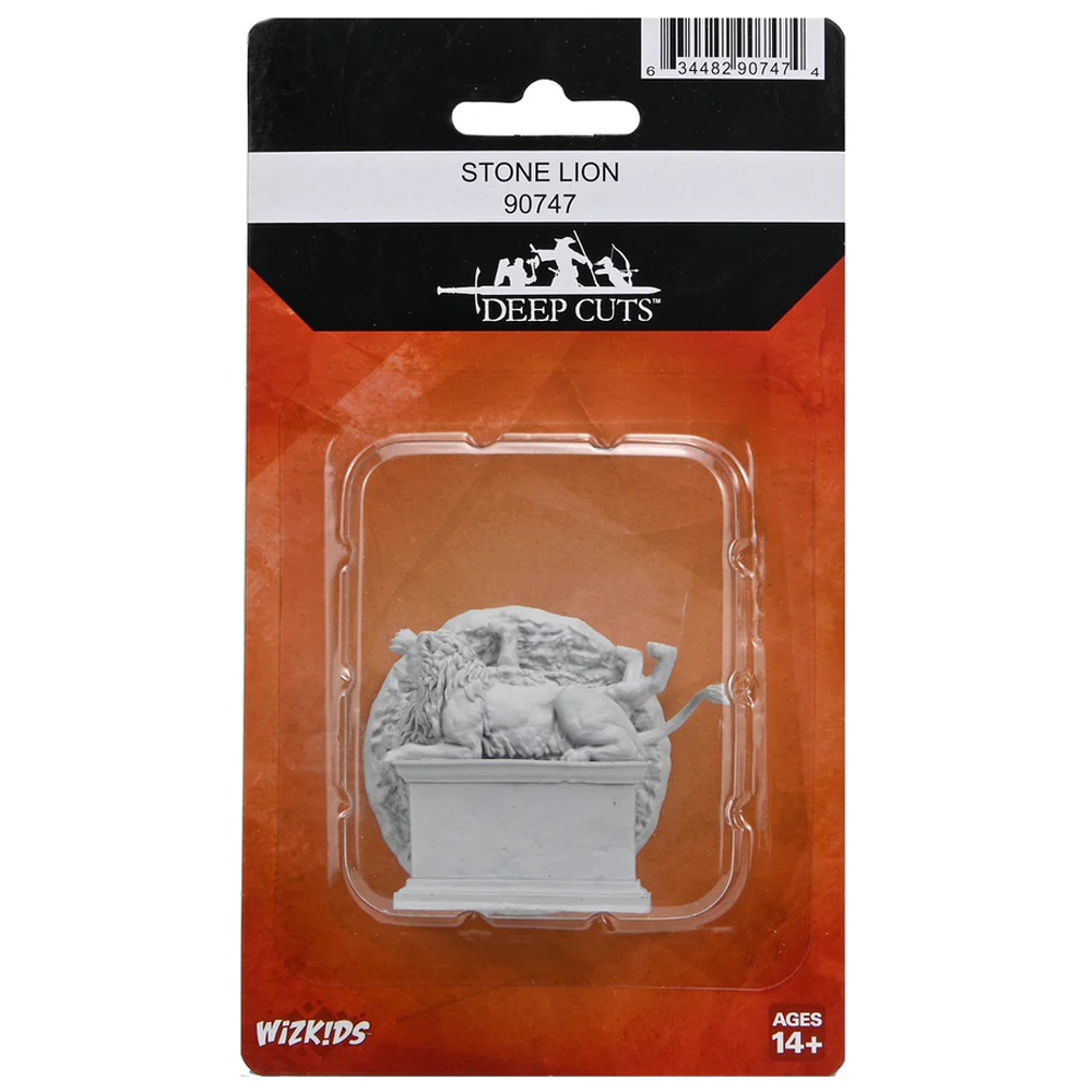WizKids Deep Cuts Unpainted Minis: W24 Stone Lion