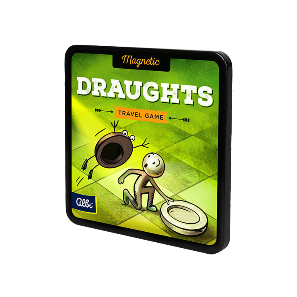 Magnetic Travel Games: Draughts (Checkers) (Preorder)