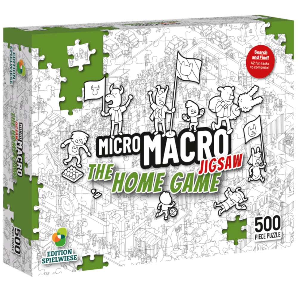 MicroMacro 500-Piece Jigsaw Puzzle: The Home Game