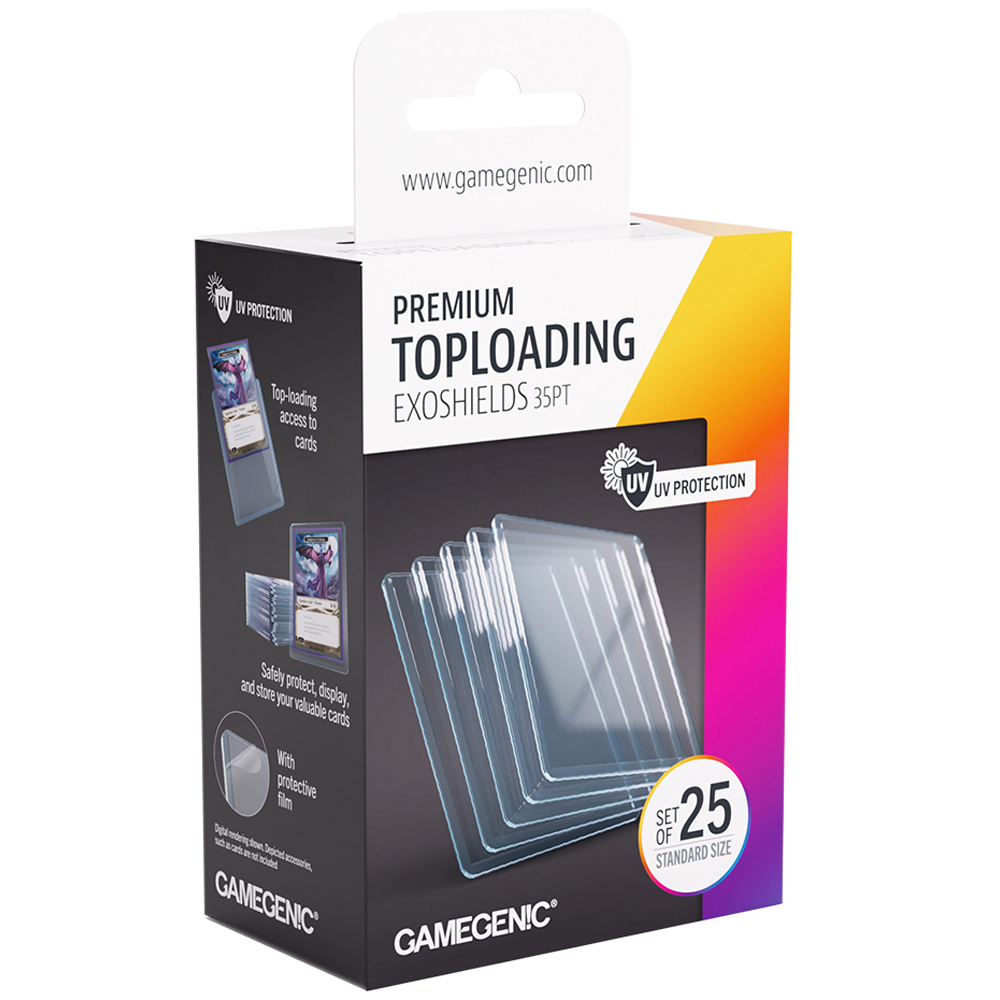 Premium Toploading Exoshields 35pt: Clear (25)