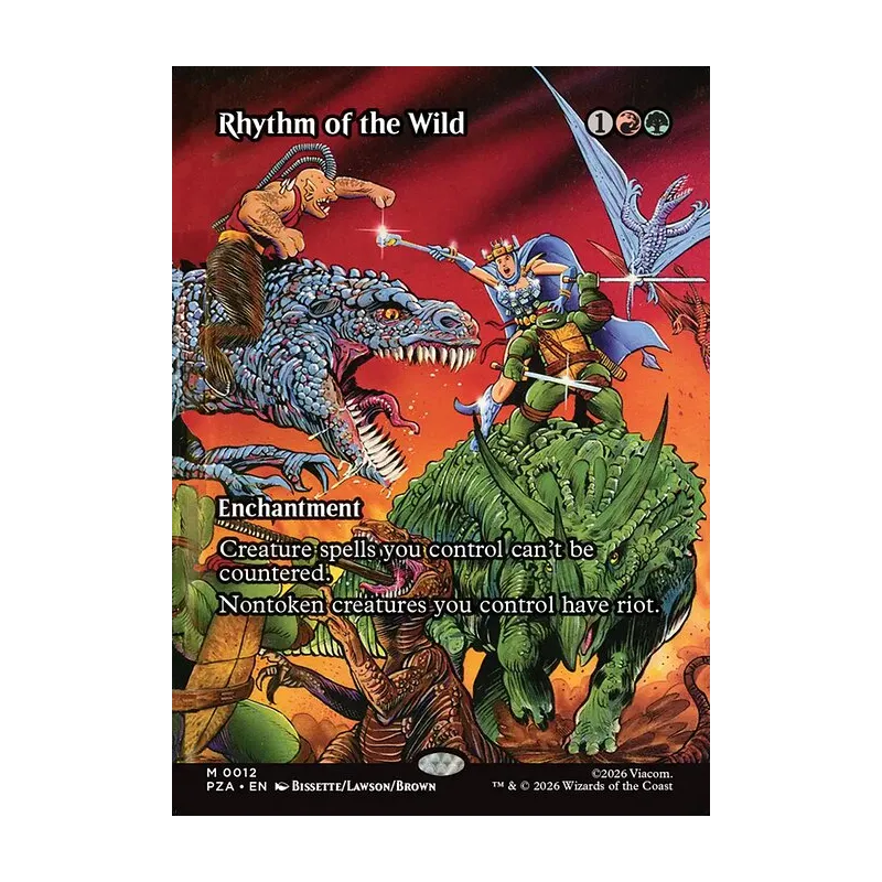 Rhythm of the Wild (Borderless) - Teenage Mutant Ninja Turtles Source Material (Near Mint)