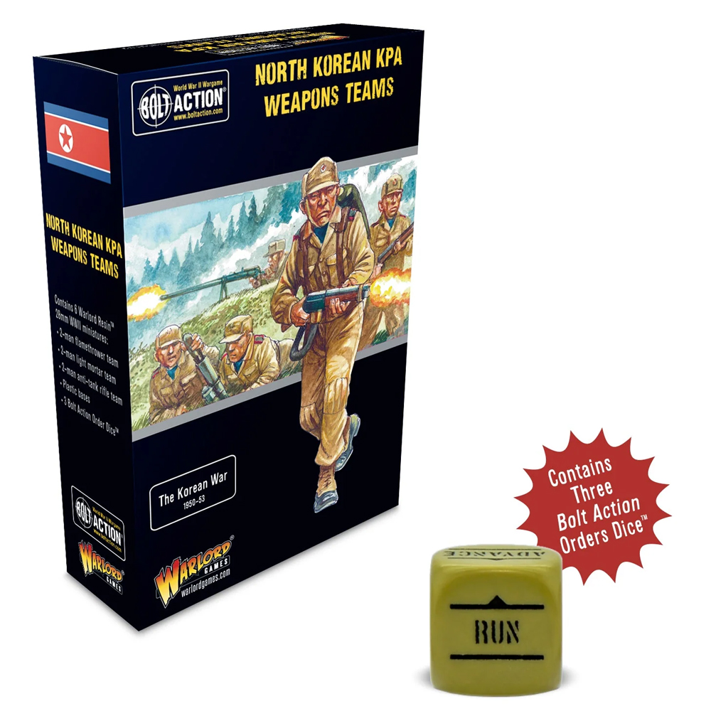 Bolt Action: Korean War - North Korean KPA Weapons Teams (Last Chance)