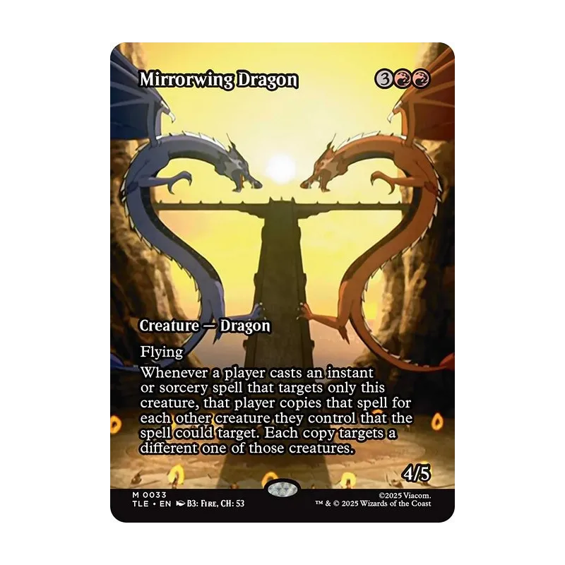 Mirrorwing Dragon (Borderless) - Avatar: The Last Airbender Eternal (Near Mint)