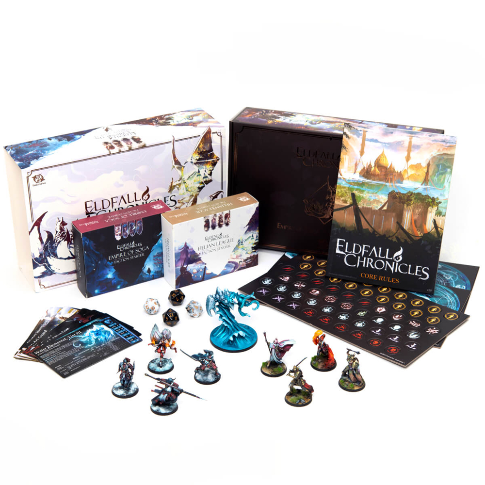 Eldfall Chronicles: Two-Player Starter Set - Empire of Soga vs. Helian League