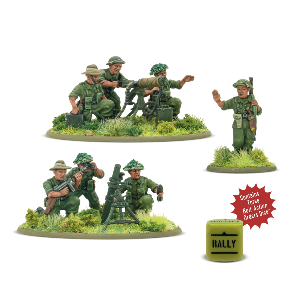 Bolt Action: Gurkha Heavy Weapons Platoon (New Arrival)