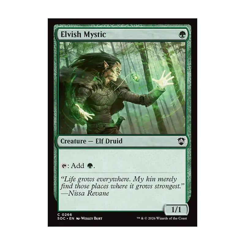 Elvish Mystic - Secrets of Strixhaven Commander (Near Mint)