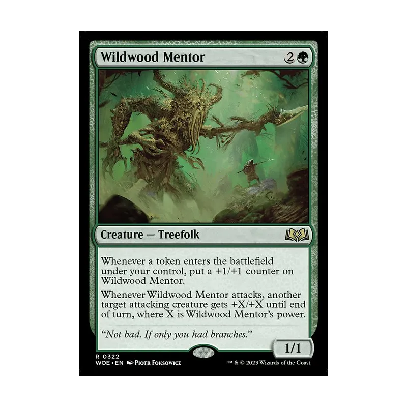 Wildwood Mentor - Wilds of Eldraine (Near Mint)