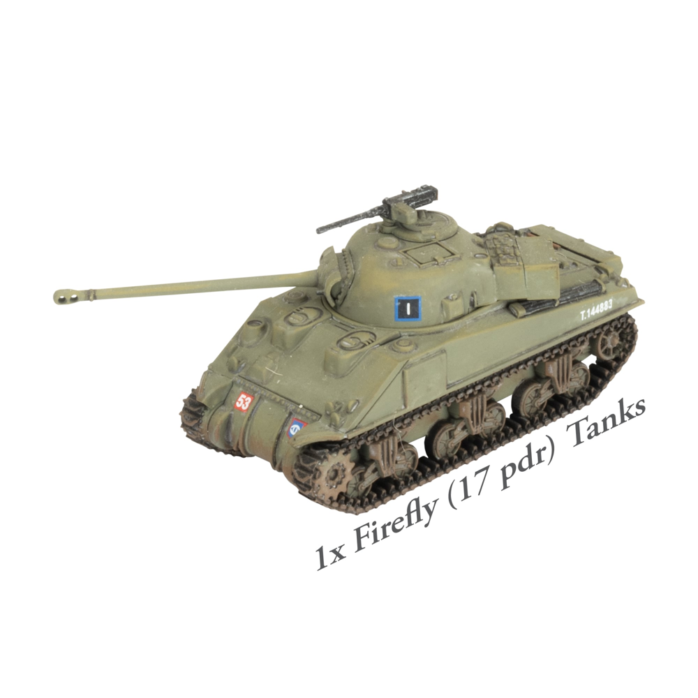 Flames of War WW2: British Starter Force - North Irish Horse Churchill Tank Squadron (New Arrival)