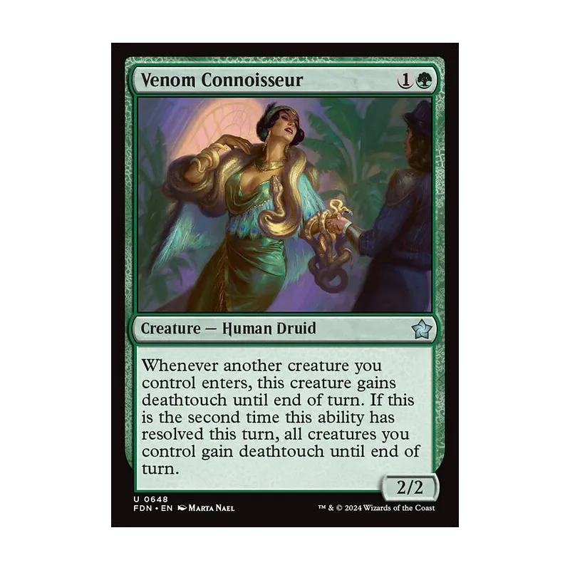 Venom Connoisseur - Foundations (Near Mint)