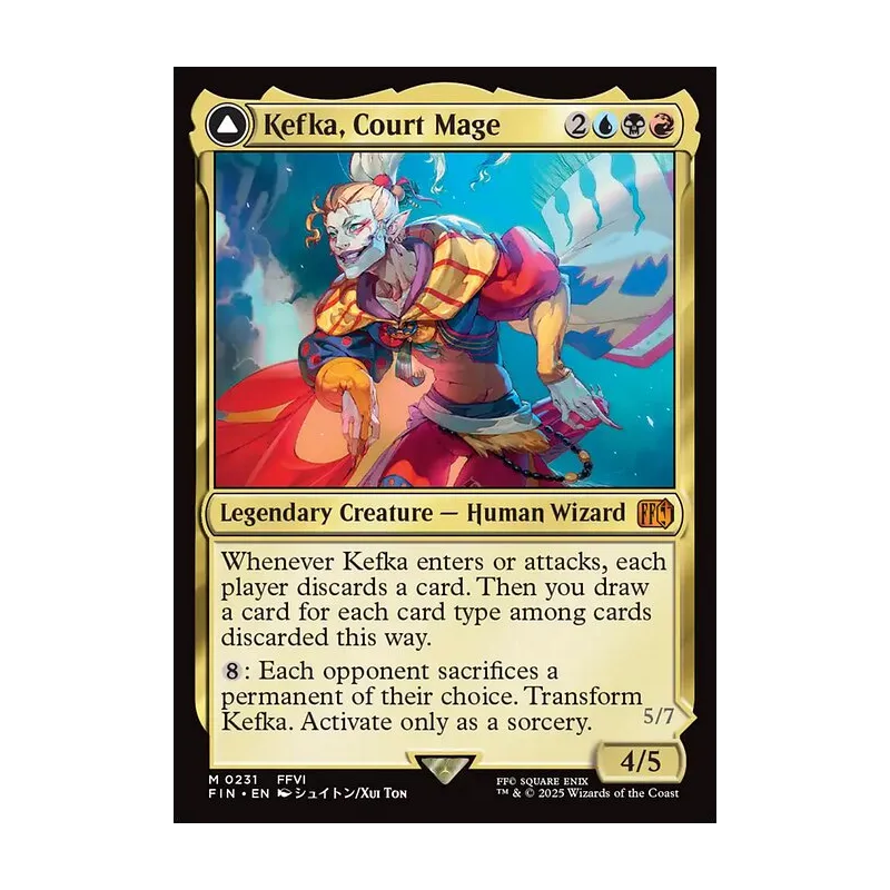 Kefka, Court Mage // Kefka, Ruler of Ruin - Final Fantasy (Near Mint)