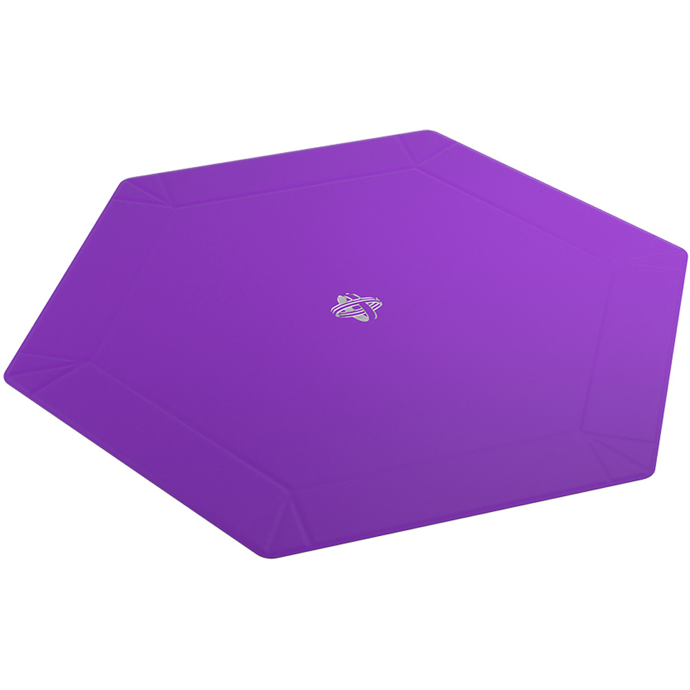 Magnetic Dice Tray: Hexagonal Black/Purple