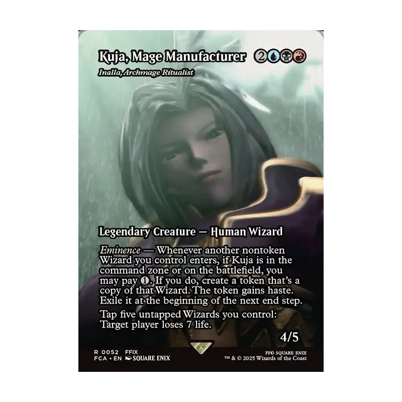 Kuja, Mage Manufacturer / Inalla, Archmage Ritualist (Showcase) - Final Fantasy: Through the Ages (Near Mint)