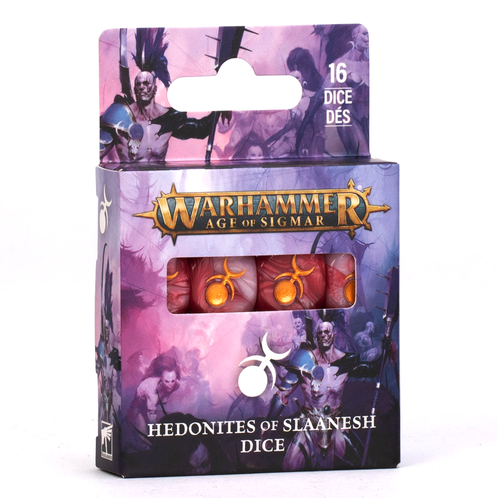 Warhammer Age of Sigmar: Dice Set - Hedonites of Slaanesh (16) (New Arrival)