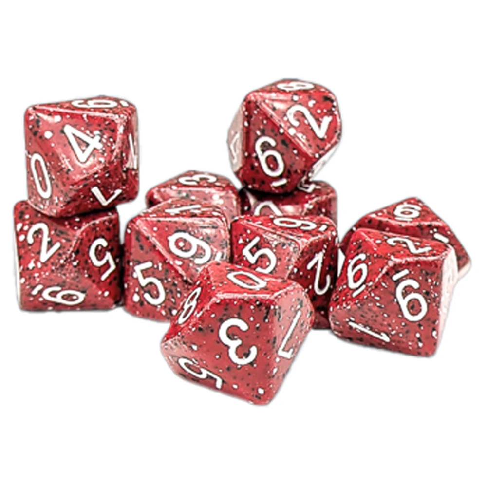Chessex d10 Set: Speckled - Lava Stone (10) (Preorder)